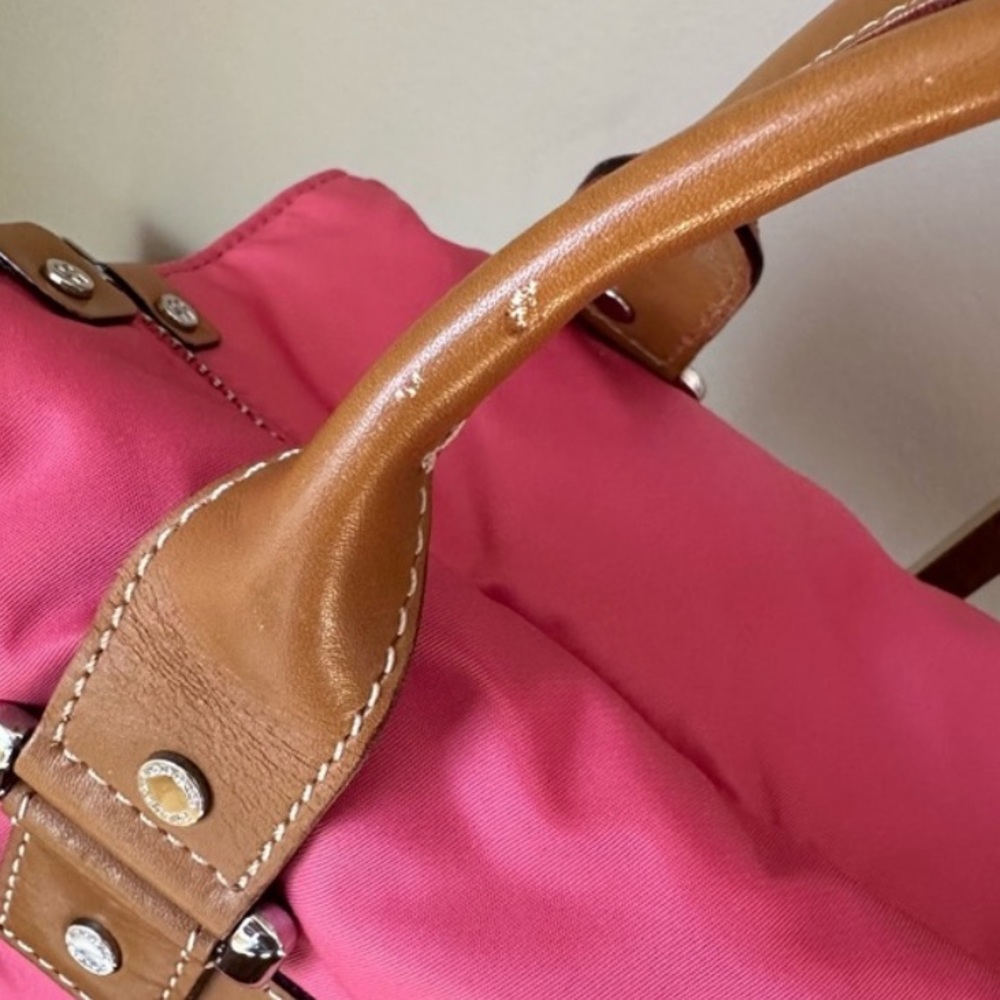 Kate Spade New York Leather Trim Nylon Top Handle Shoulder Bag - Picture 6 of 13